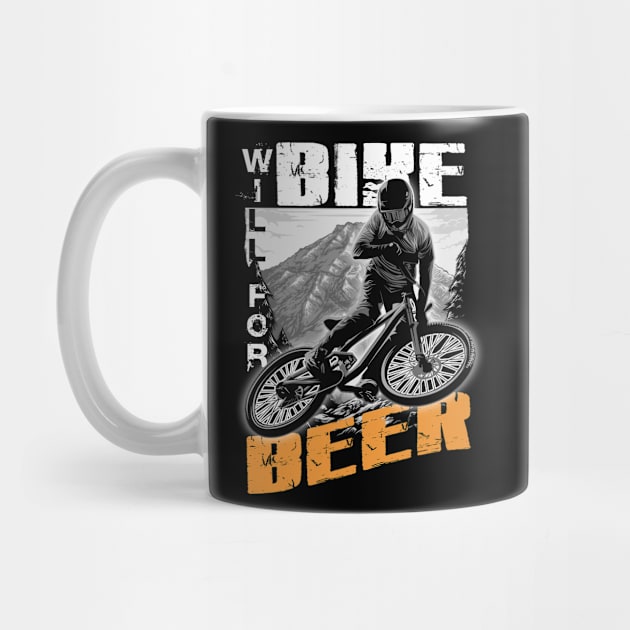 Will Bike For Beer by printjobz